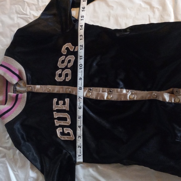 Guess 1996 Vintage Varsity Girls Jacket Size L/14 - Picture 10 of 11